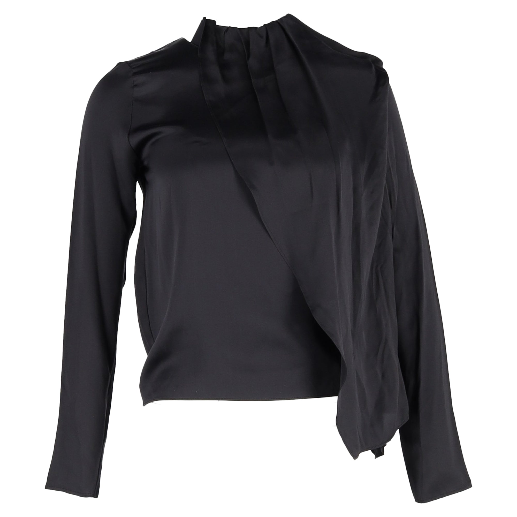 Dodo Bar Or Berna Blouse In Black Silk In Black