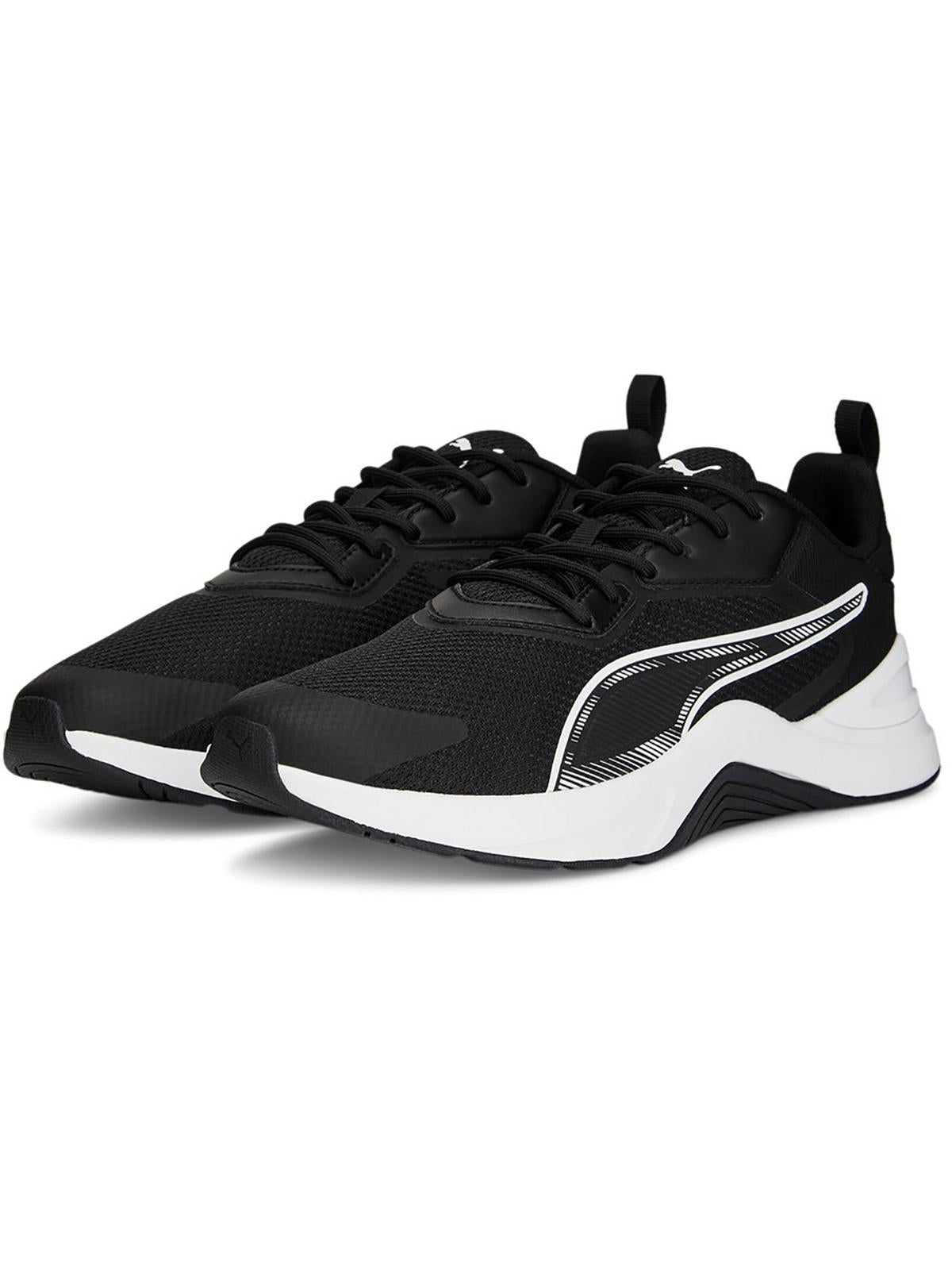 Puma Infusion Mens Fitness Workout Running & Training Shoes In Black