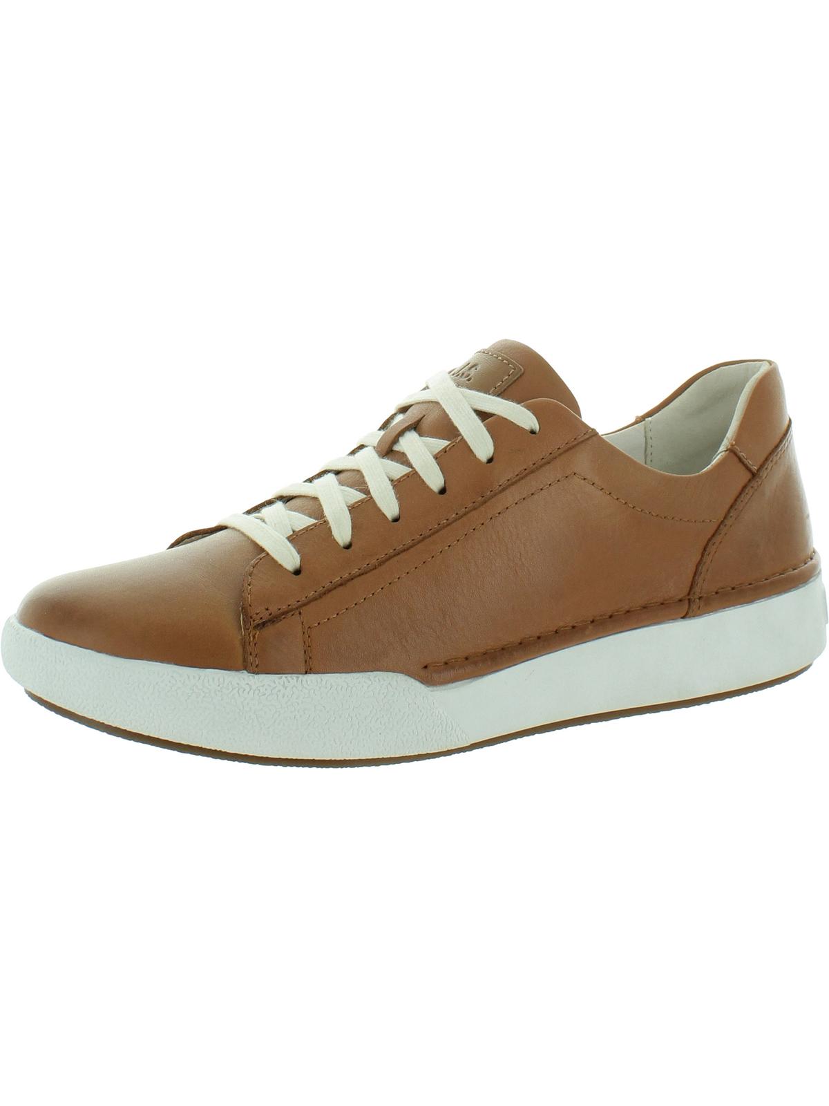 Josef Seibel Claire 01 Mens Patent Leather Cushioned Footbed Casual And Fashion Sneakers In Brown