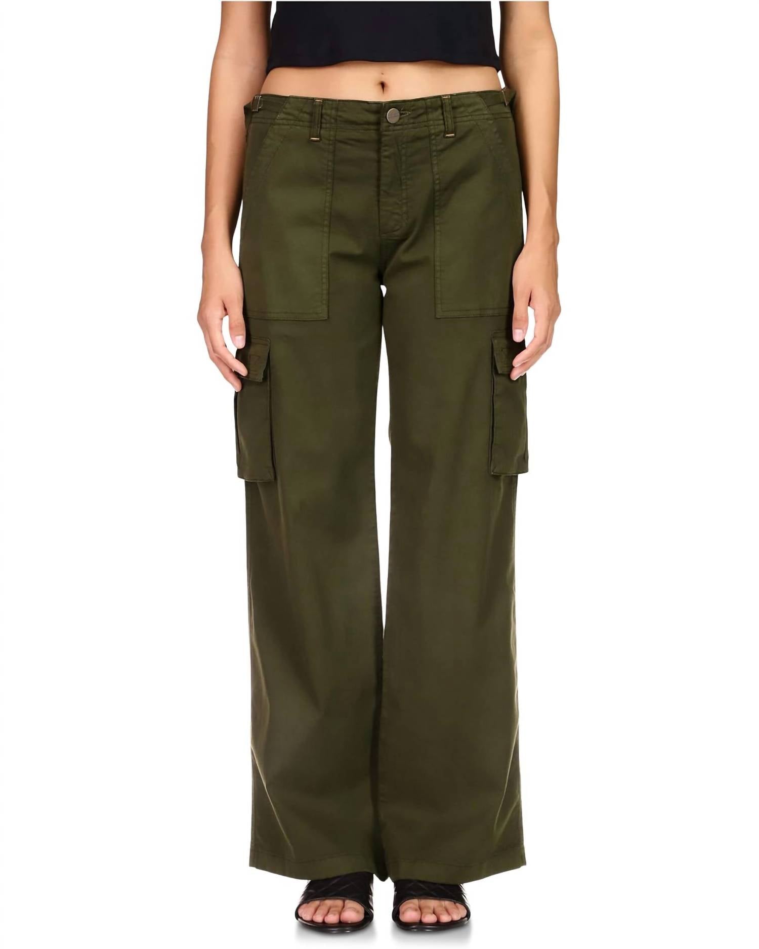 Sanctuary Women's Solid Reissue Straight-leg Cargo Pants In Multi