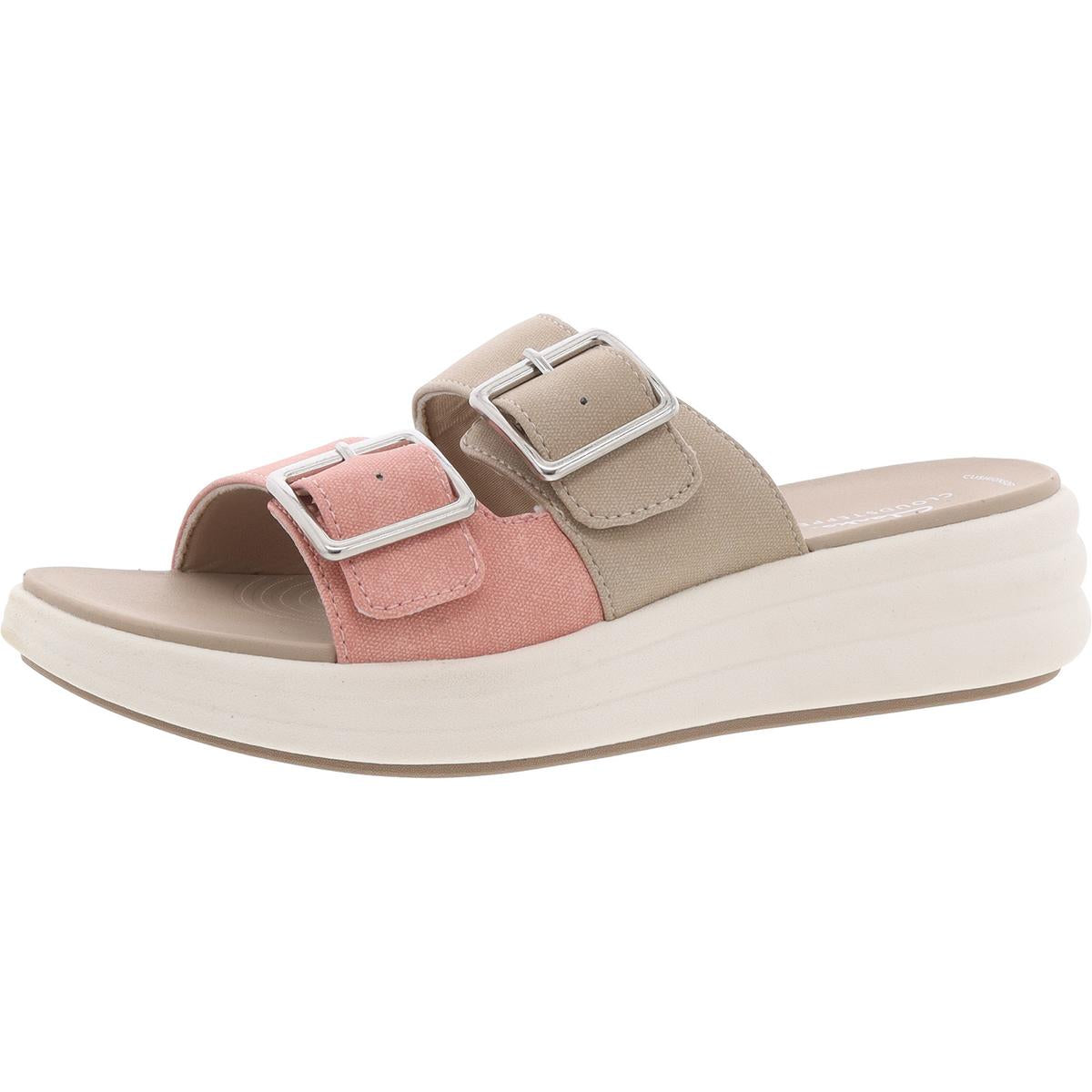 Womens Open Back Man Made Slide Sandals