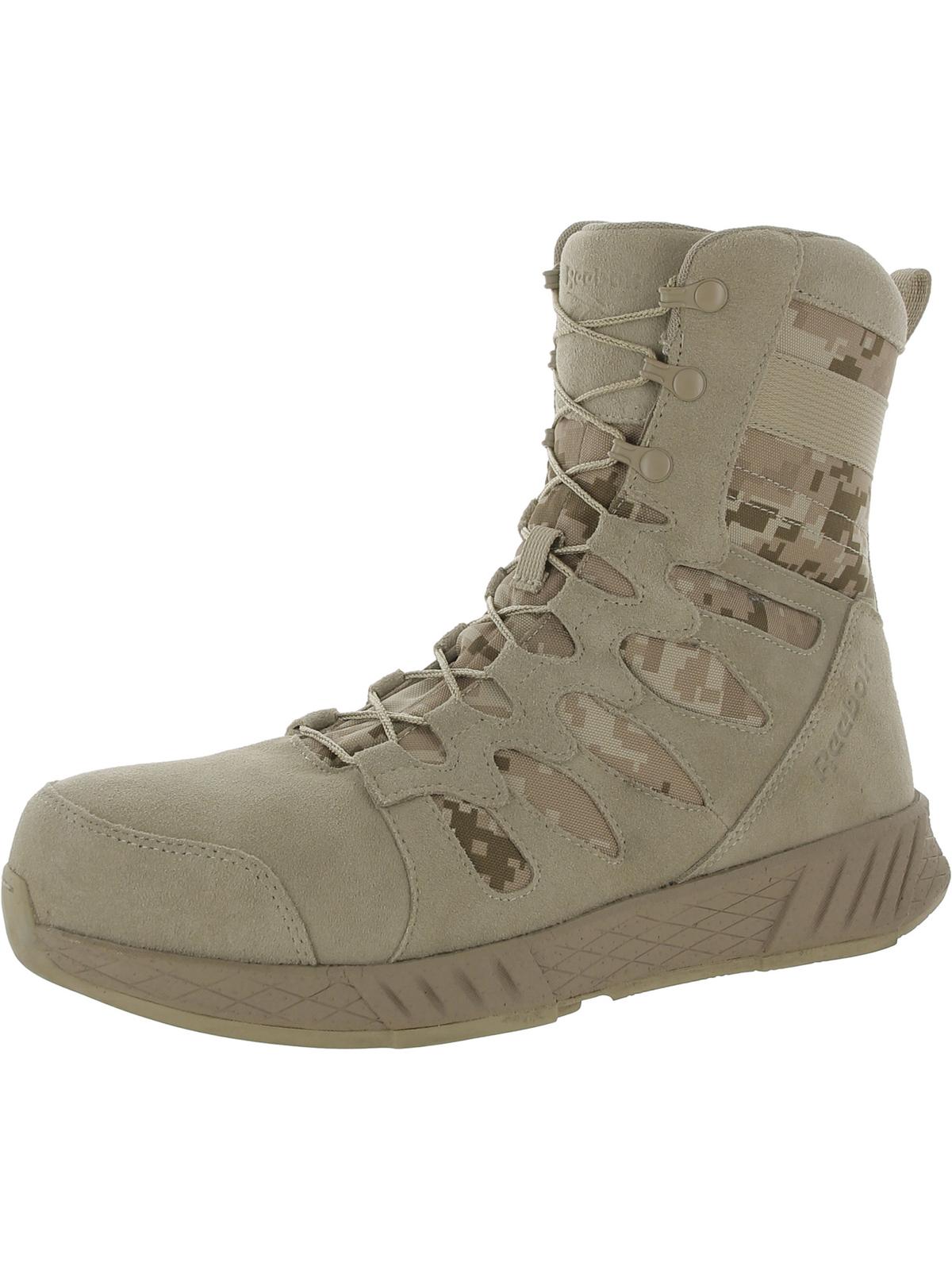 Reebok Floatride Energy Tactical Mens Leather Work & Safety Boots In Gold