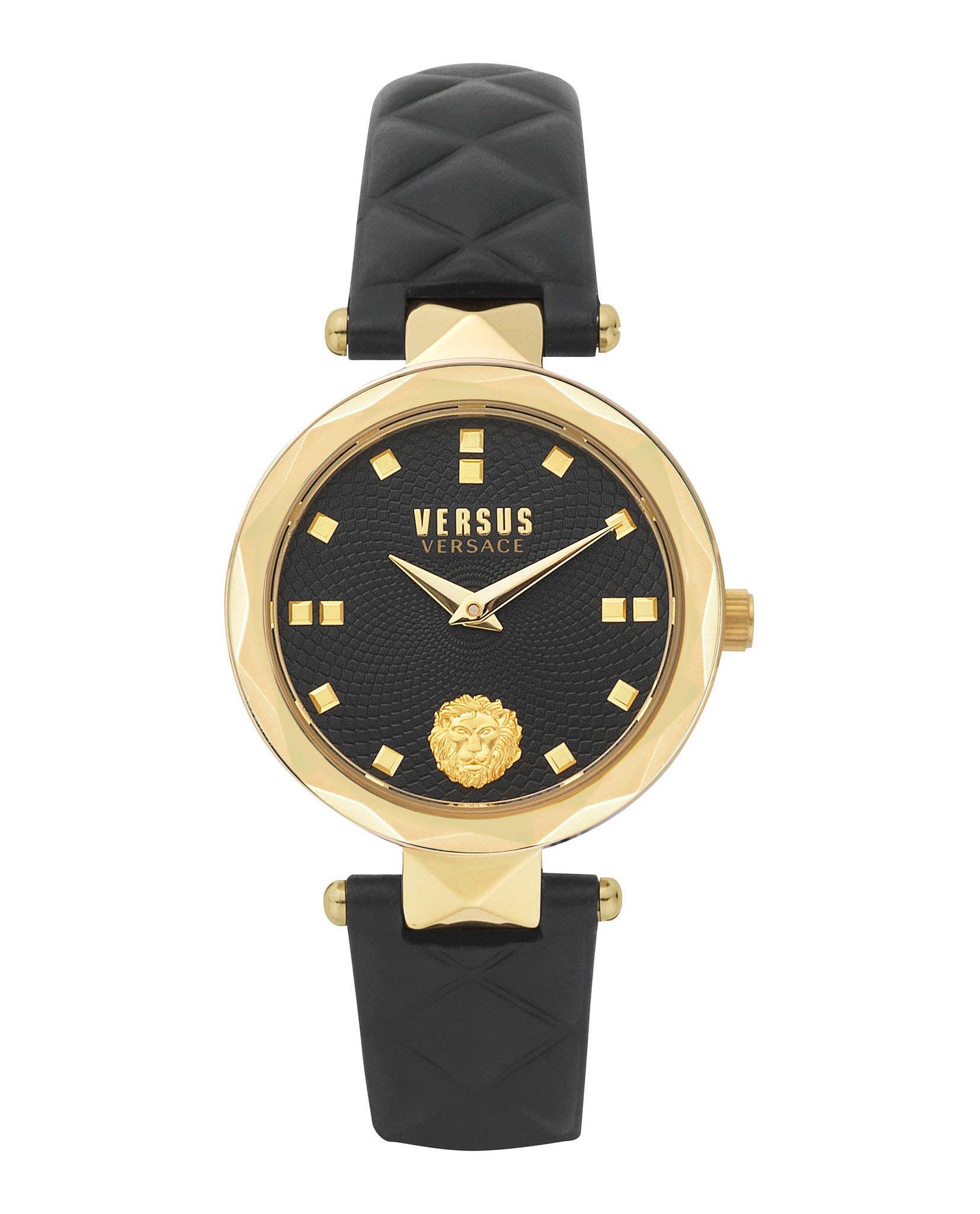 Versus Covent Garden Petite Leather Watch In Multi