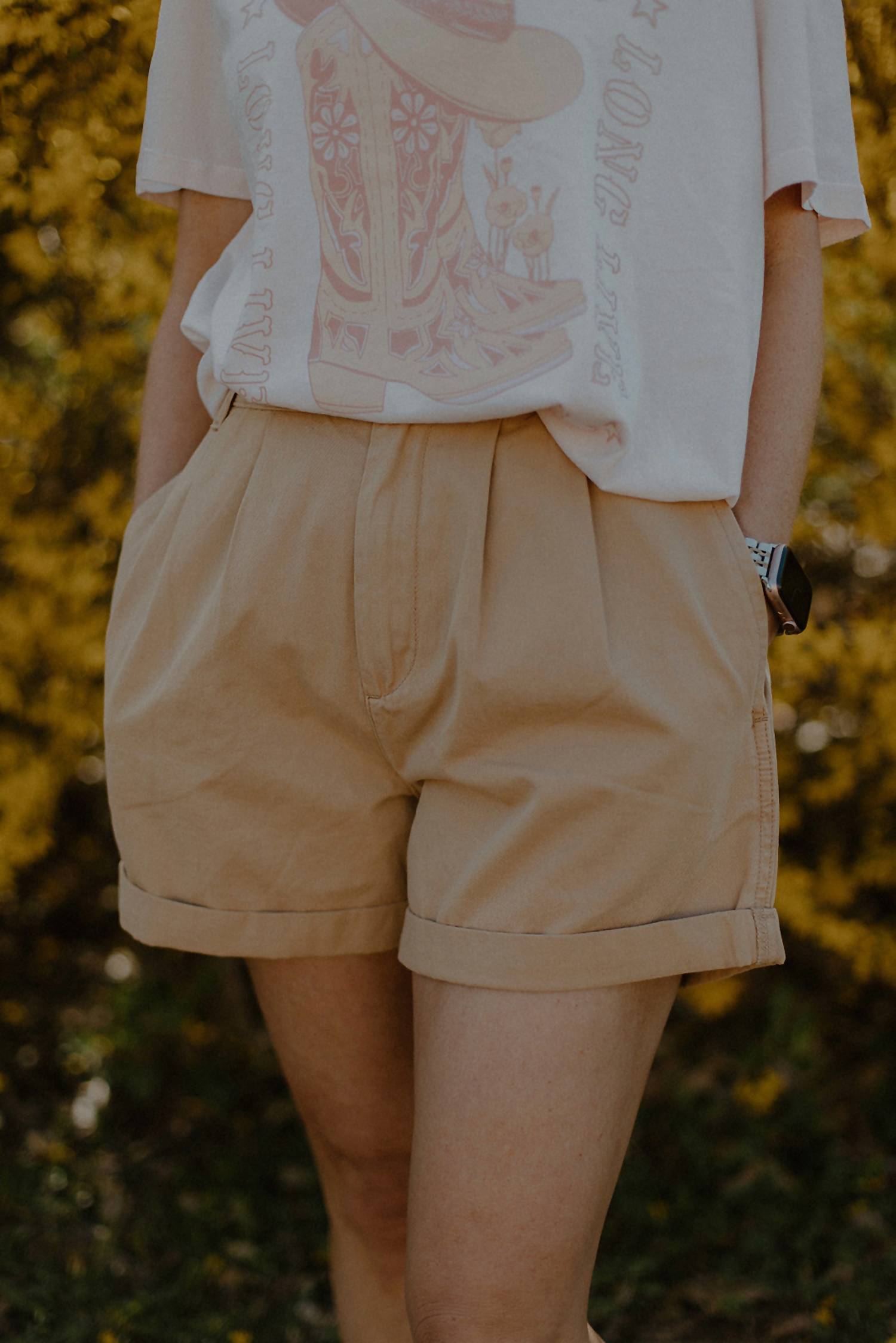 Shop By Together First Light Shorts In Khaki In Beige