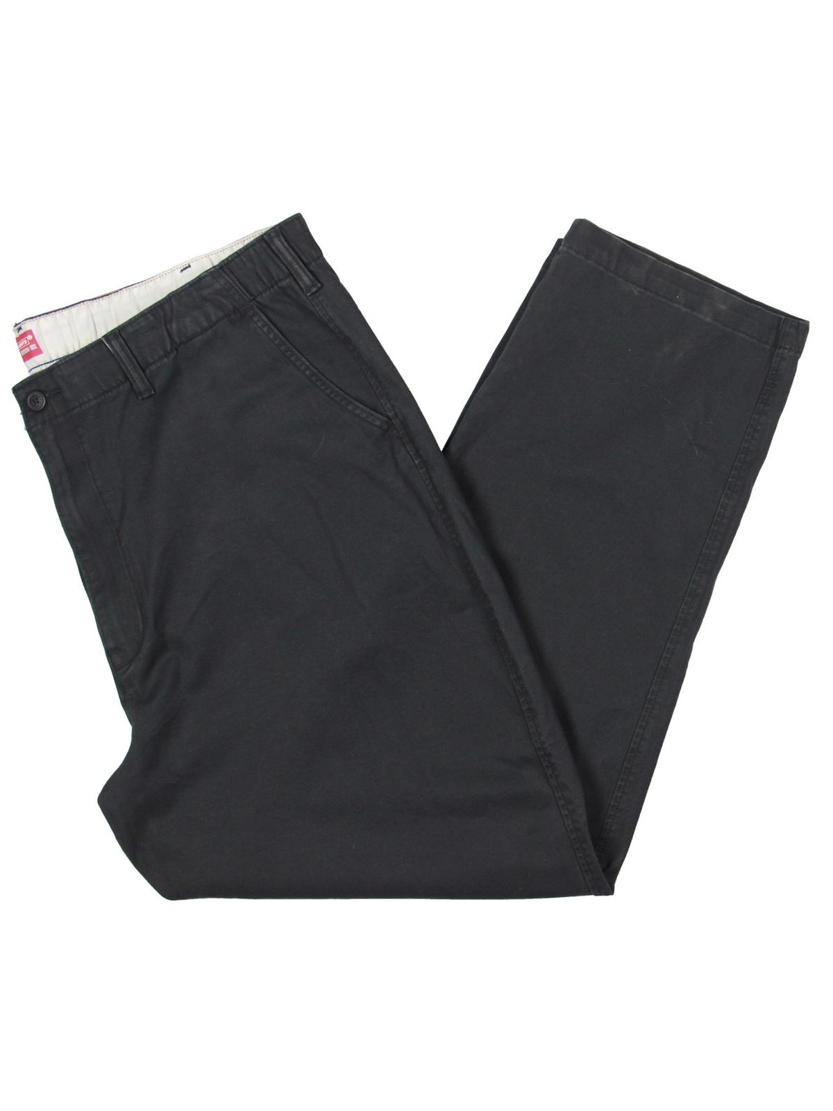 Shop Levi's Mens Chino Twill Trouser Pants In Black