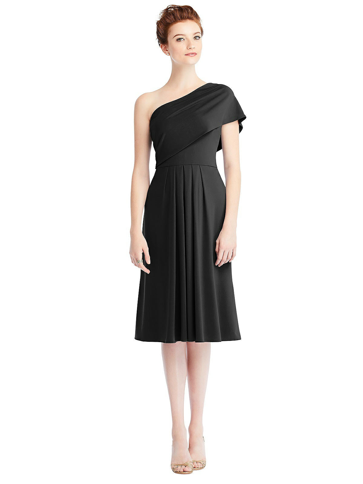Shop Carlos Saavedra Loop Convertible Midi Dress In Black