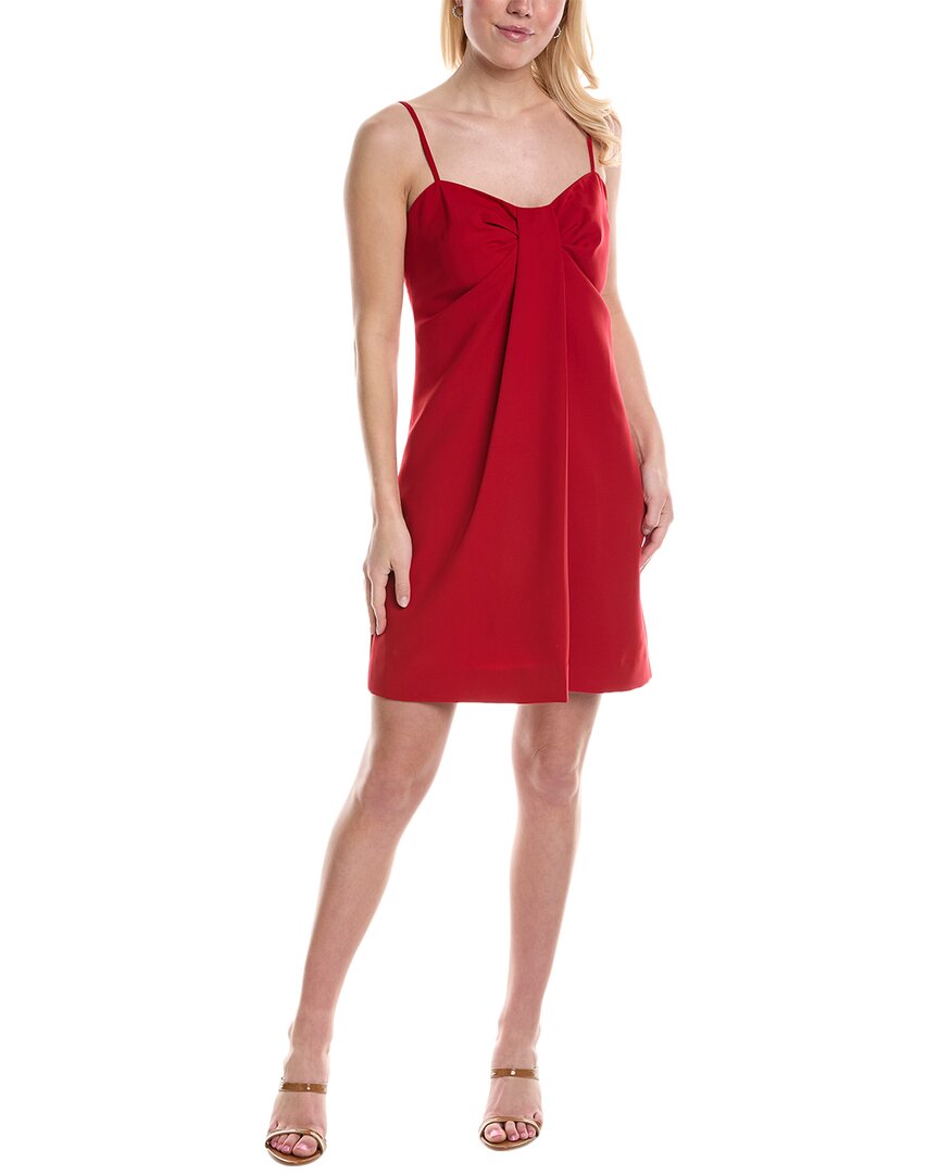 Shop Halston Kenia Cocktail Dress In Red