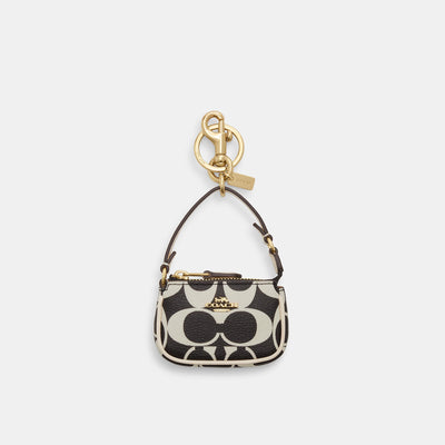 COACH® Outlet  Mini Wallet On A Chain In Signature Canvas