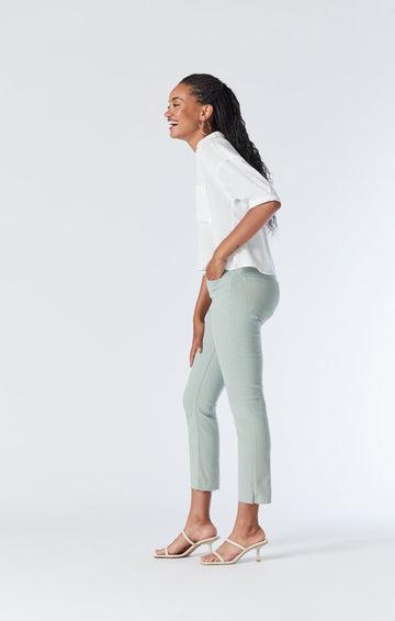 Mavi viola straight leg jeans in iceberg green la vintage