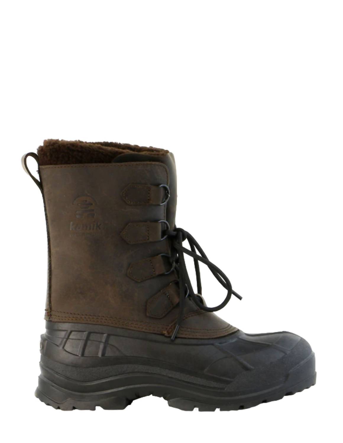 Shop Kamik Men's Alborg Weather Boots In Gaucho Brown In Grey