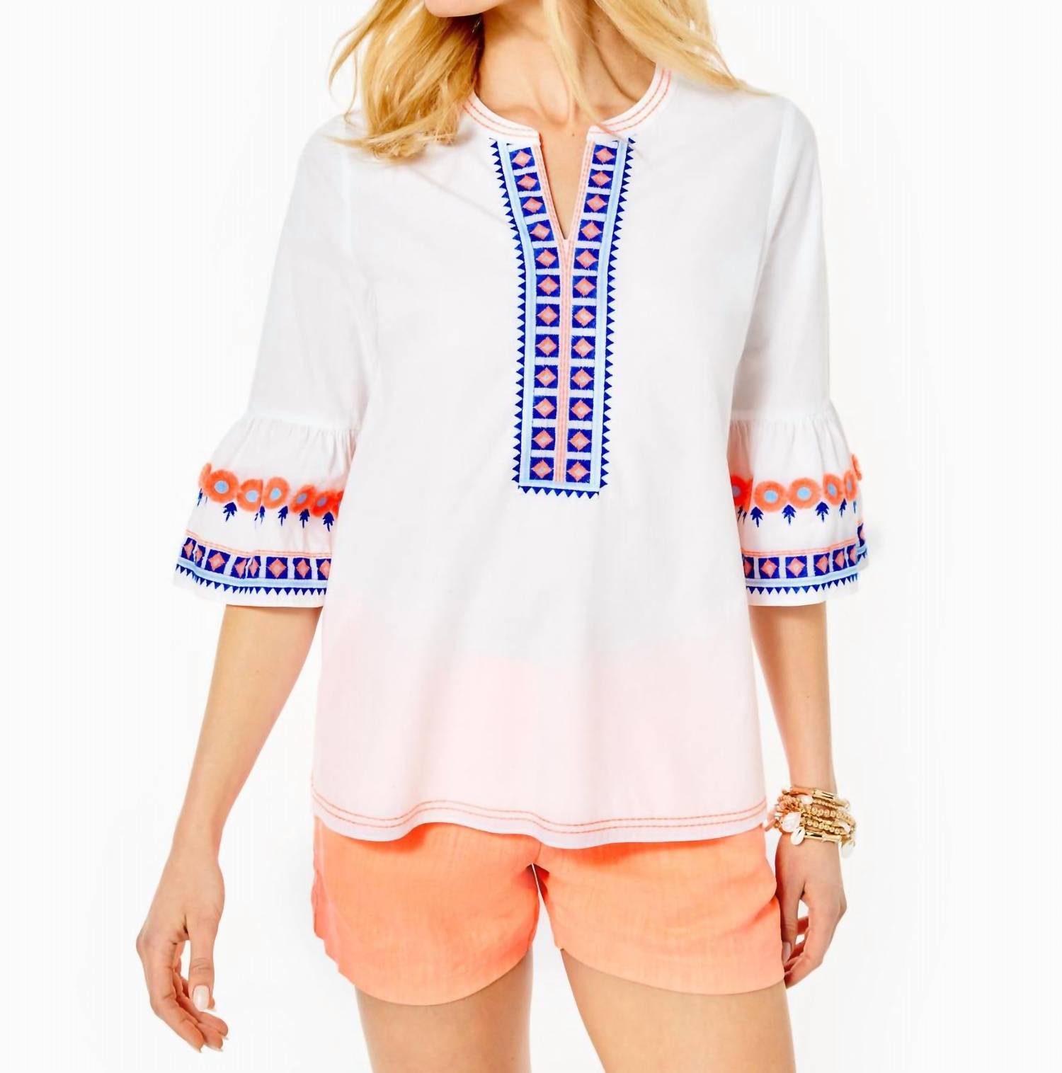 LILLY PULITZER Rissa Tunic in Resort White