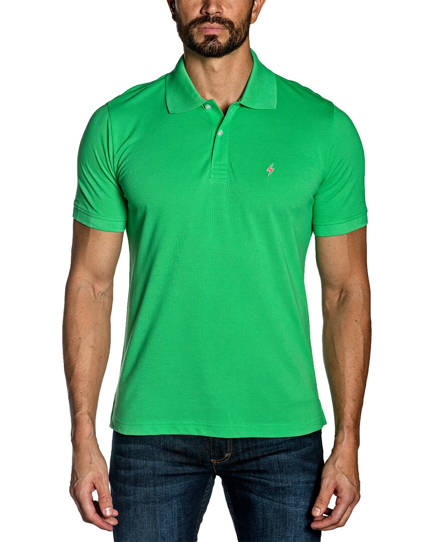 JARED LANG Jared Lang Knit Polo Shirt