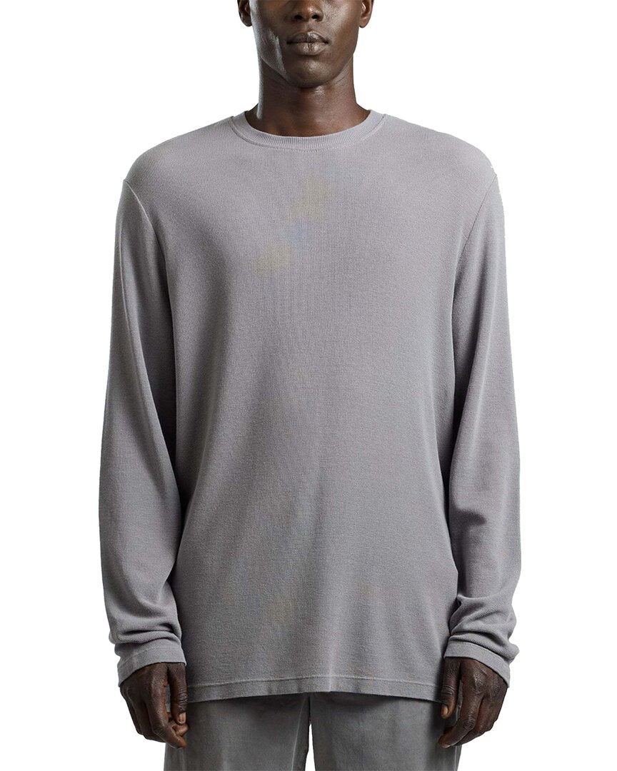 Shop Cotton Citizen Hendrix Crew Shirt In Grey