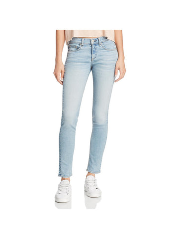 Rag & Bone nelly womens denim light wash ankle jeans