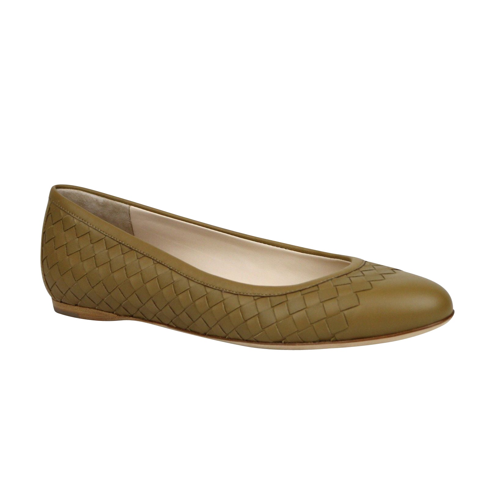 BOTTEGA VENETA Bottega Veneta Women's Intrecciato  Leather Flat Slippers