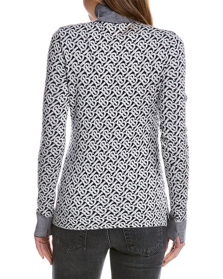 Burberry Monogram Turtleneck Sweater | Shop Premium Outlets