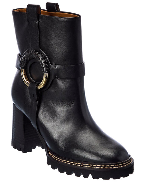 See by Chloé Hana Leather Bootie | Shop Premium Outlets
