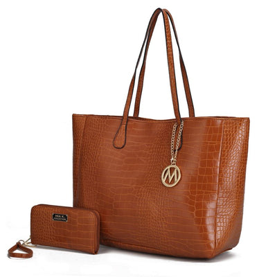 Cabas Monogram Tote Bag (S) - Oak Blue