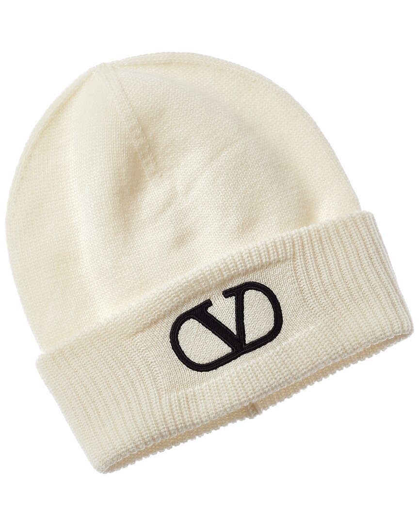 VALENTINO GARAVANI Valentino VLogo Wool Beanie