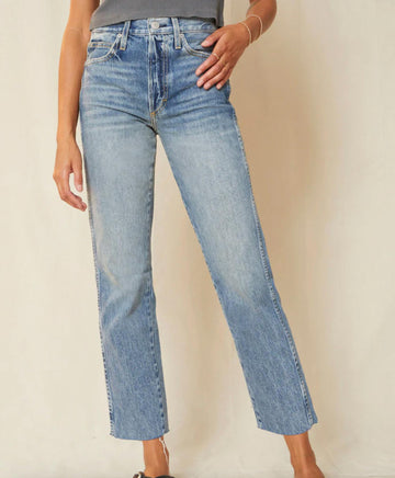 Amo loverboy straight leg jeans in loved