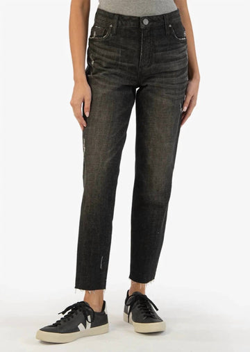 Kut From The Kloth rachael high rise mom jean in distinguish wash