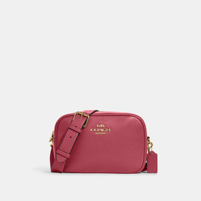 Coach Mini Sierra Satchel in Khaki True Red Archives - Luxe Purses