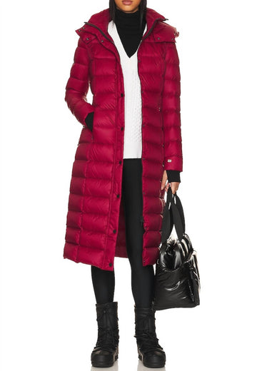 Soia&Kyo ivana down coat in cherry