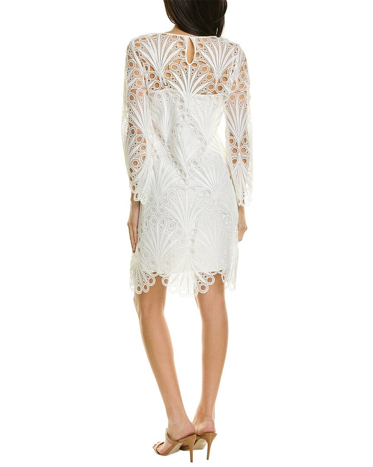 Elie Tahari Scallop Lace Dress