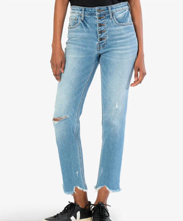 Kut From The Kloth rachael high rise fab ab jeans in start wash