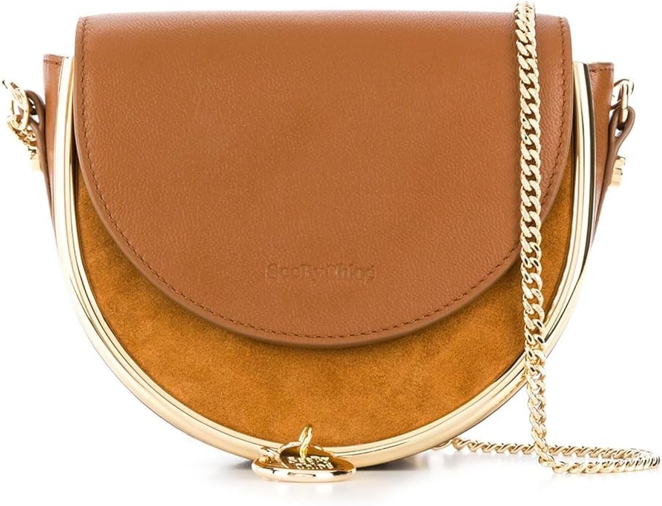 Shop See By Chloé See By Chloe Women's Mara Caramello Clutch Evening Bag In Brown