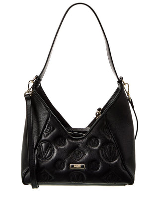 Valentino By Mario Valentino Yvette Forever Leather Crossbody In Black