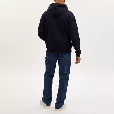 코치 COACH Outlet signature stack hoodie,navy