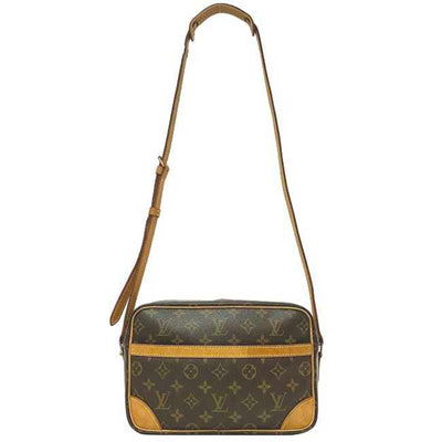 Louis Vuitton Nano Noé Grey Canvas Shoulder Bag (Pre-Owned)