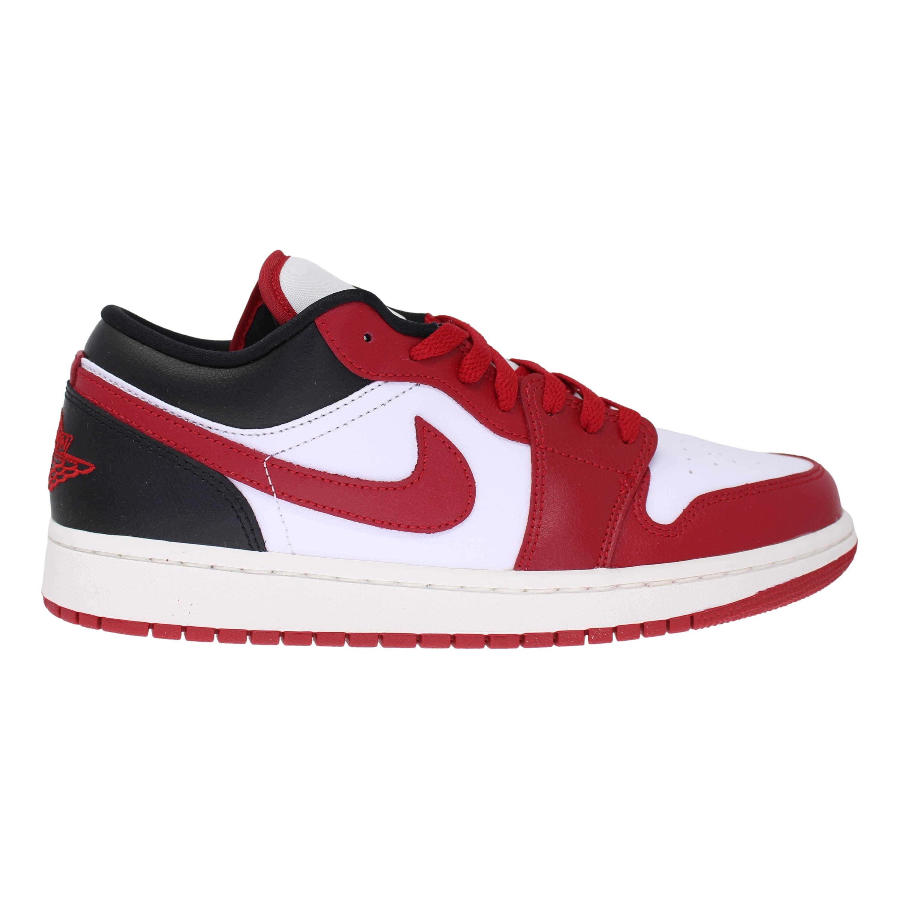 NIKE AIR JORDAN 1 LOW WHITE GYM RED-BLACK