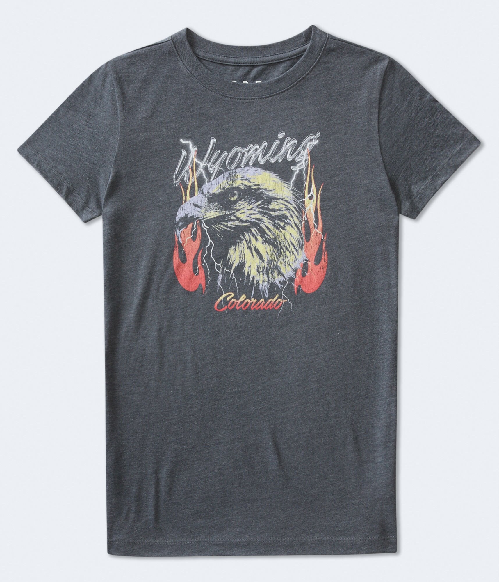 Shop Aéropostale Wyoming Fire Eagle Graphic Tee In Multi