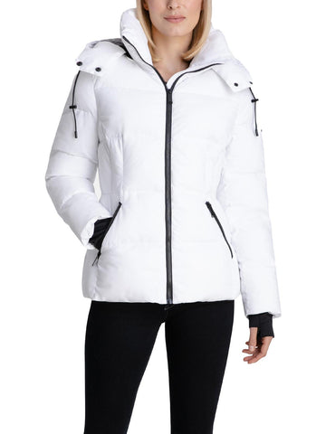 BCBGeneration womens puffer short quilted coat