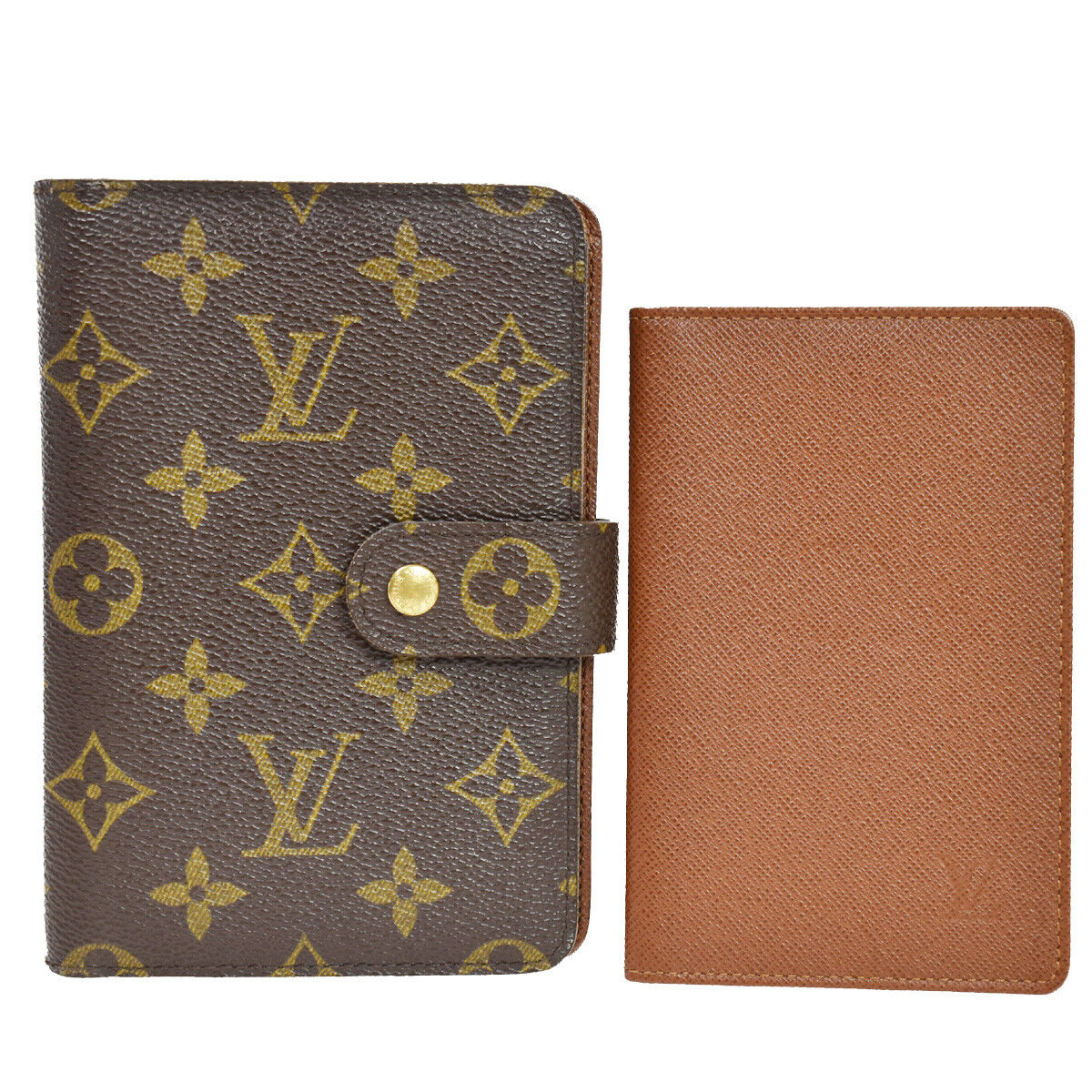 Image of Louis Vuitton Porte Papiers Zippé  Canvas Wallet  (Pre-Owned)