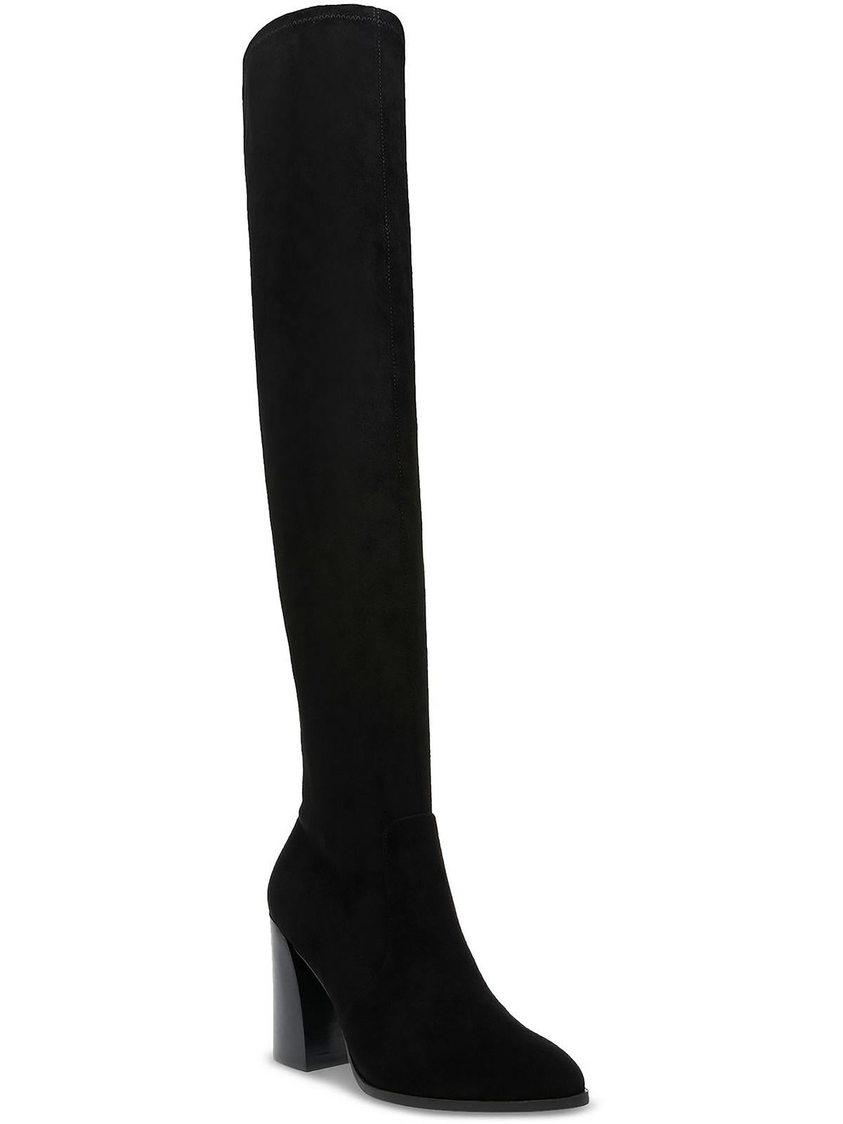 Shop Dolce Vita Gollie Womens Faux Suede Tall Over-the-knee Boots In Black