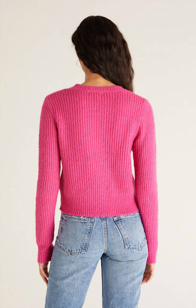 Z Supply Daphne Sweater In Punch Pink | Shop Premium Outlets