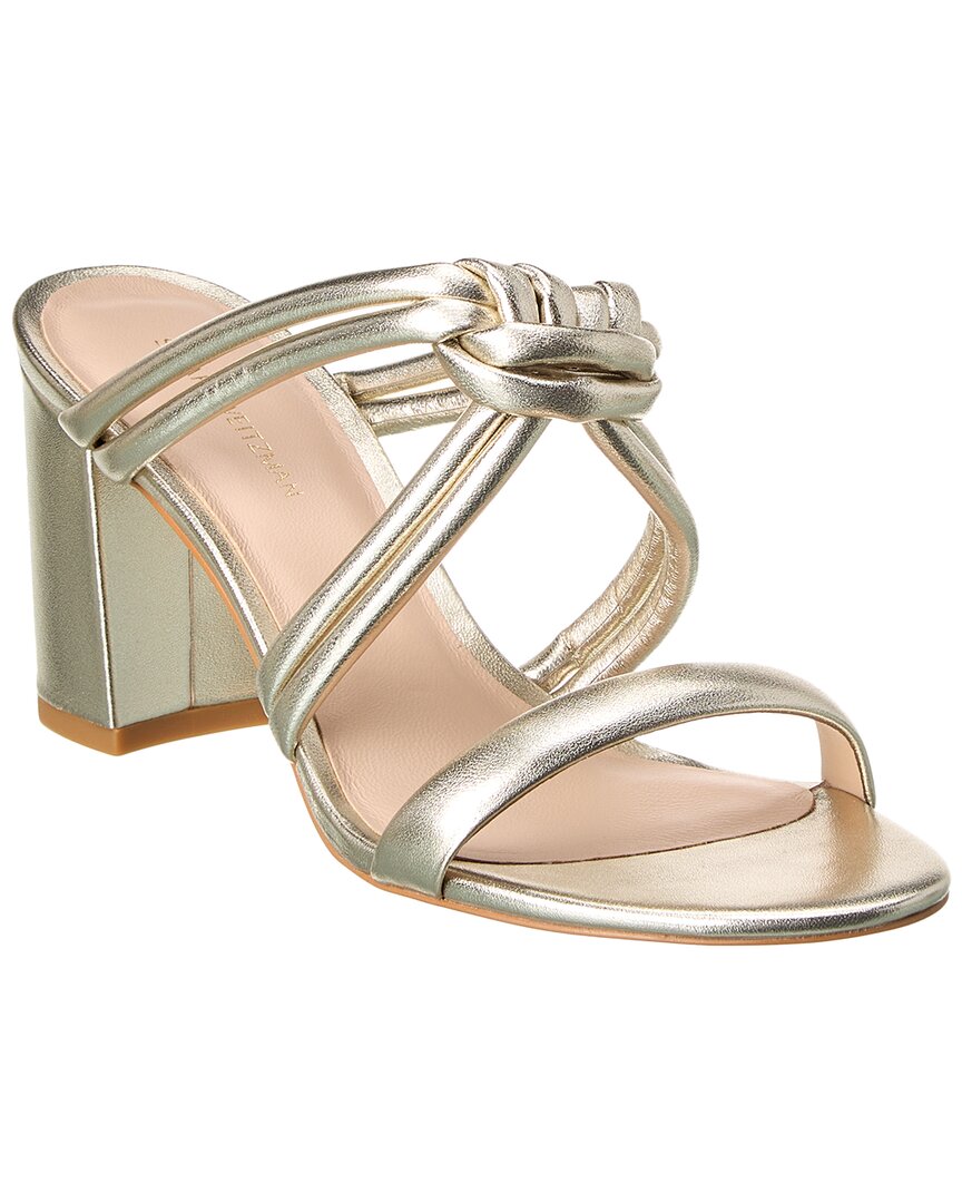 STUART WEITZMAN Stuart Weitzman Twistknot 75 Leather Sandal