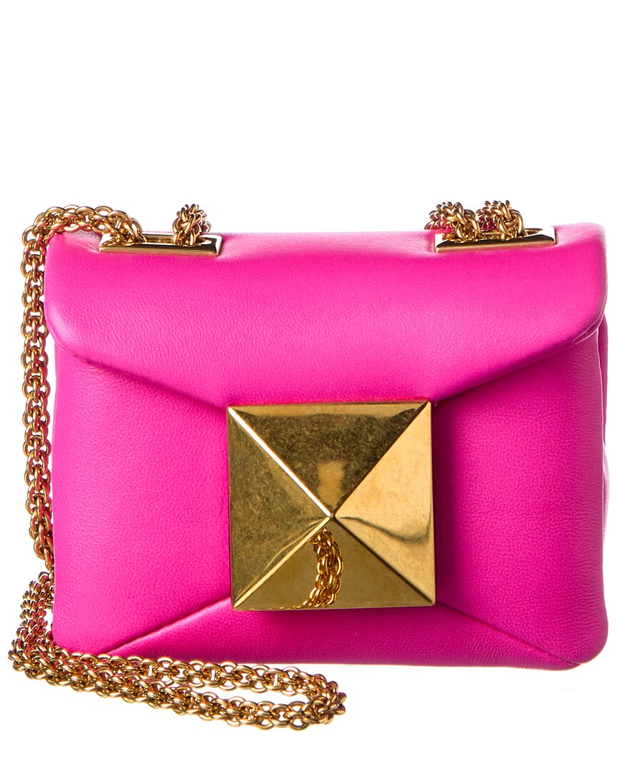 Valentino Garavani Small One Stud Shoulder Bag Pink