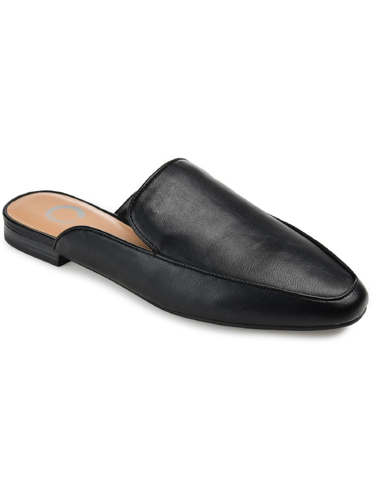 JOURNEE COLLECTION Akza Womens Man Made Slip On Loafer Mule