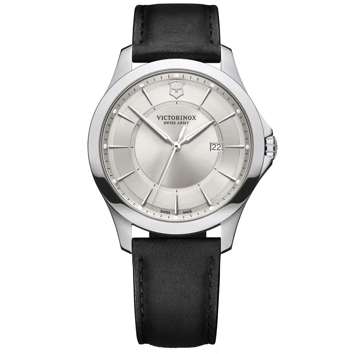 Shop Victorinox Men's Alliance Silver Dial Watch