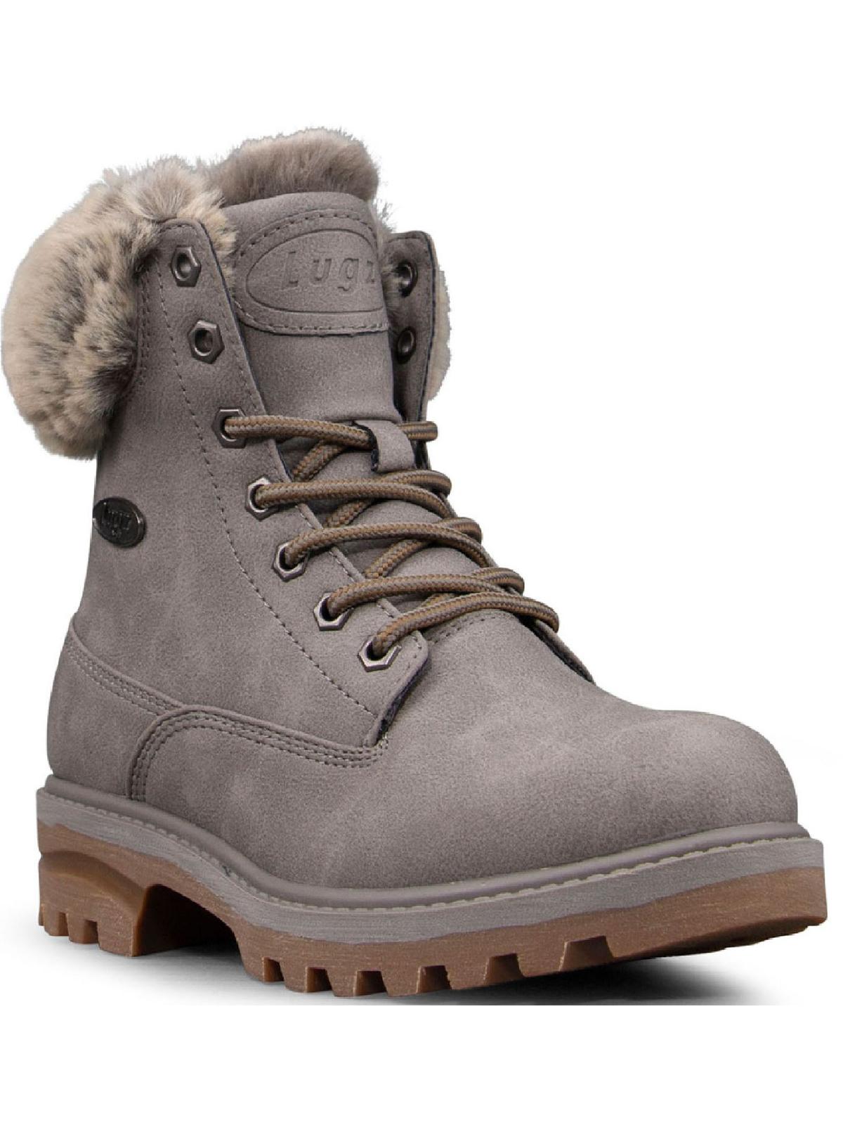 LUGZ Empire HI Womens Faux Leather Slip Resistant Winter Boots