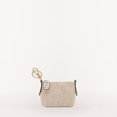 COACH®  Mini Skinny Id Case With Brushed Plaid Print