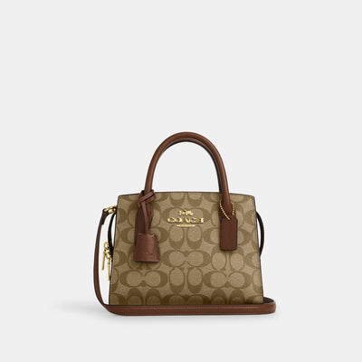 코치 COACH Outlet andrea carryall in signature canvas