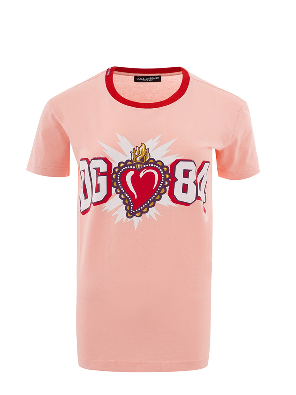 DOLCE & GABBANA Dolce & Gabbana  Cotton T-Shirt with printed Women's Logo