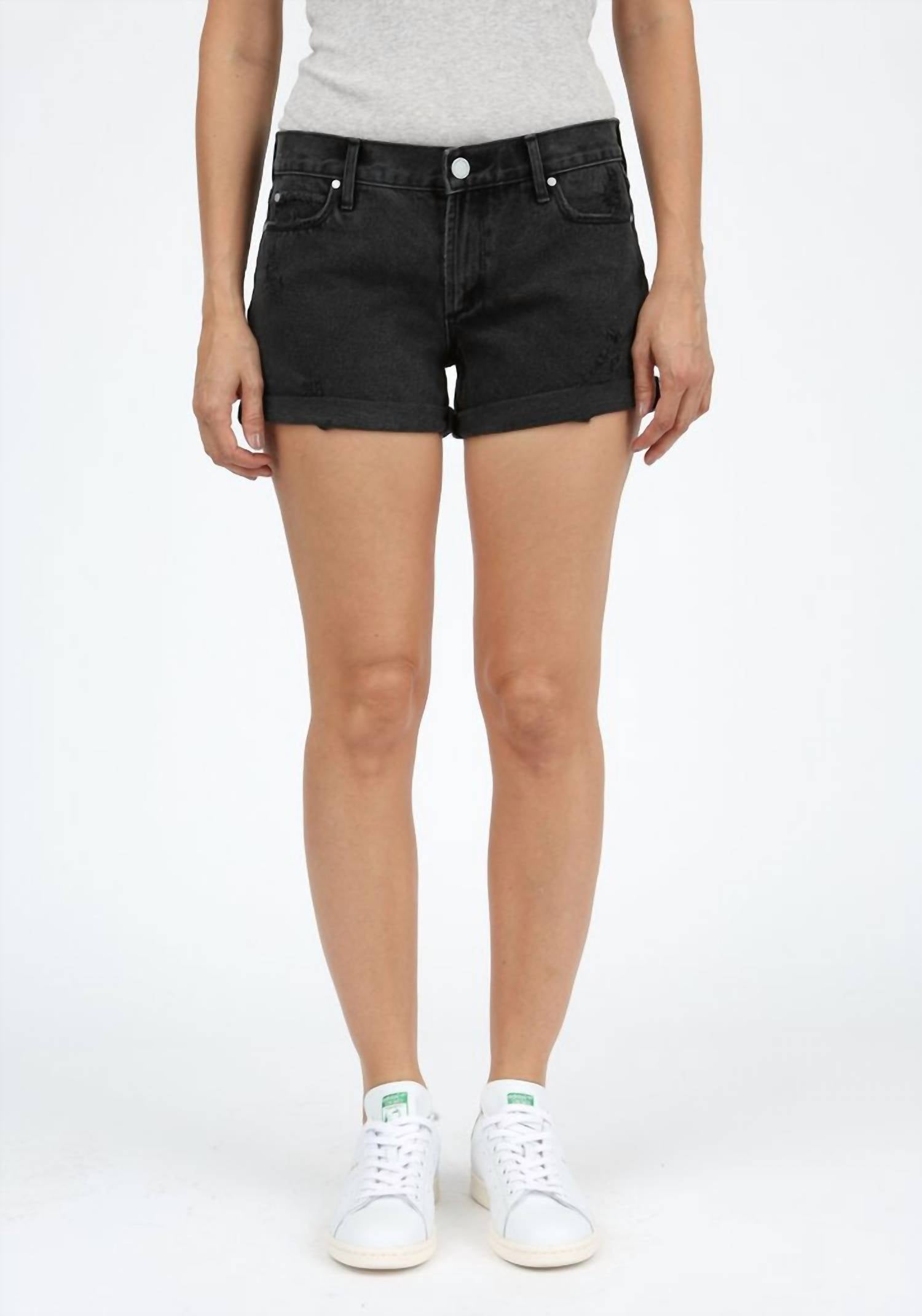 Articles Of Society Behy Relaxed Boyfriend Shorts - Dresden In Multi