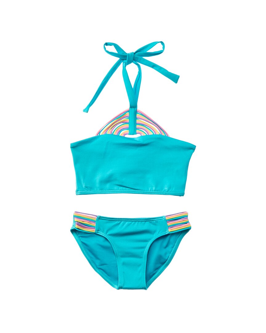 Peixoto Kids' 2pc Amelia Bikini Set In Blue | ModeSens