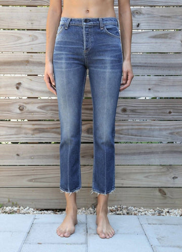 Askk Ny high rise straight jean in gunnison